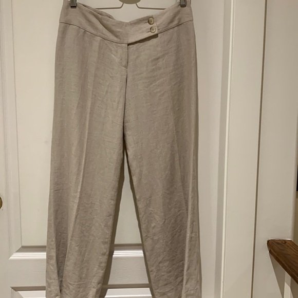 Michael Kors dress pant. Linen capri. Boot leg - Picture 1 of 7
